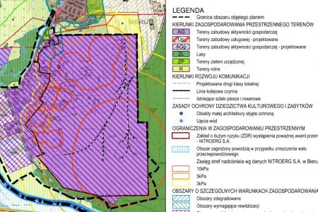 Projekt miejscowego planu zagospodarowania przestrzennego terenów przemysłowych położonych w rejonie ulicy Chemików - wyłożenie i dyskusja publiczna. 